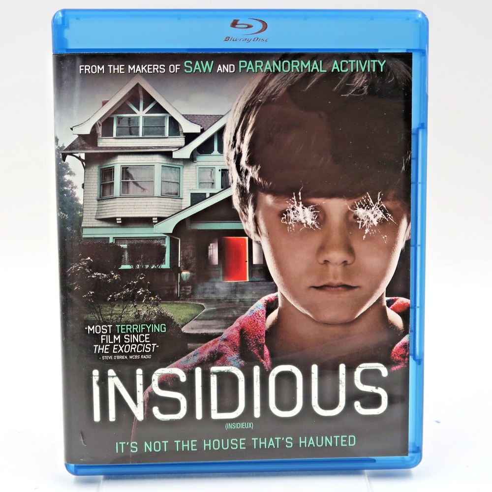 Insidious Blu-ray 2011 Horror Movie Patrick Wilson Rose Byrne James Wan
